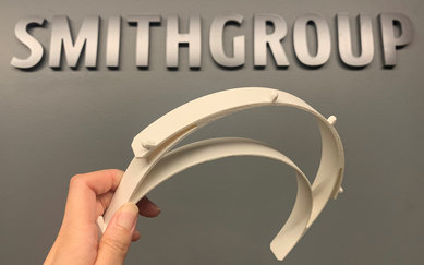 3D Printed Face Shield Single SmithGroup COVID-19
