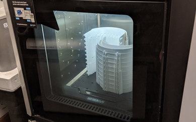 Washington DC Face Shields in 3D Printer COVID-19 SmithGroup