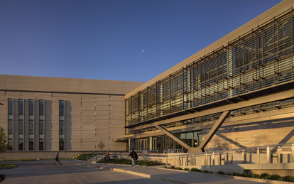 Indiana University Cyberinfrastructure Building Exterior CIB Science Technology Architecture Data Centers SmithGroup Bloomington