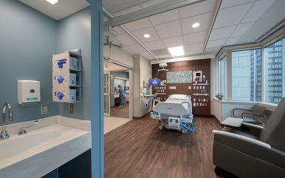 Northwestern Medicine Galter Floors 11 and 12 Health Architecture Interiors 