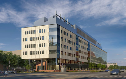 University of Wisconsin Engineering Building Exterior Higher Education